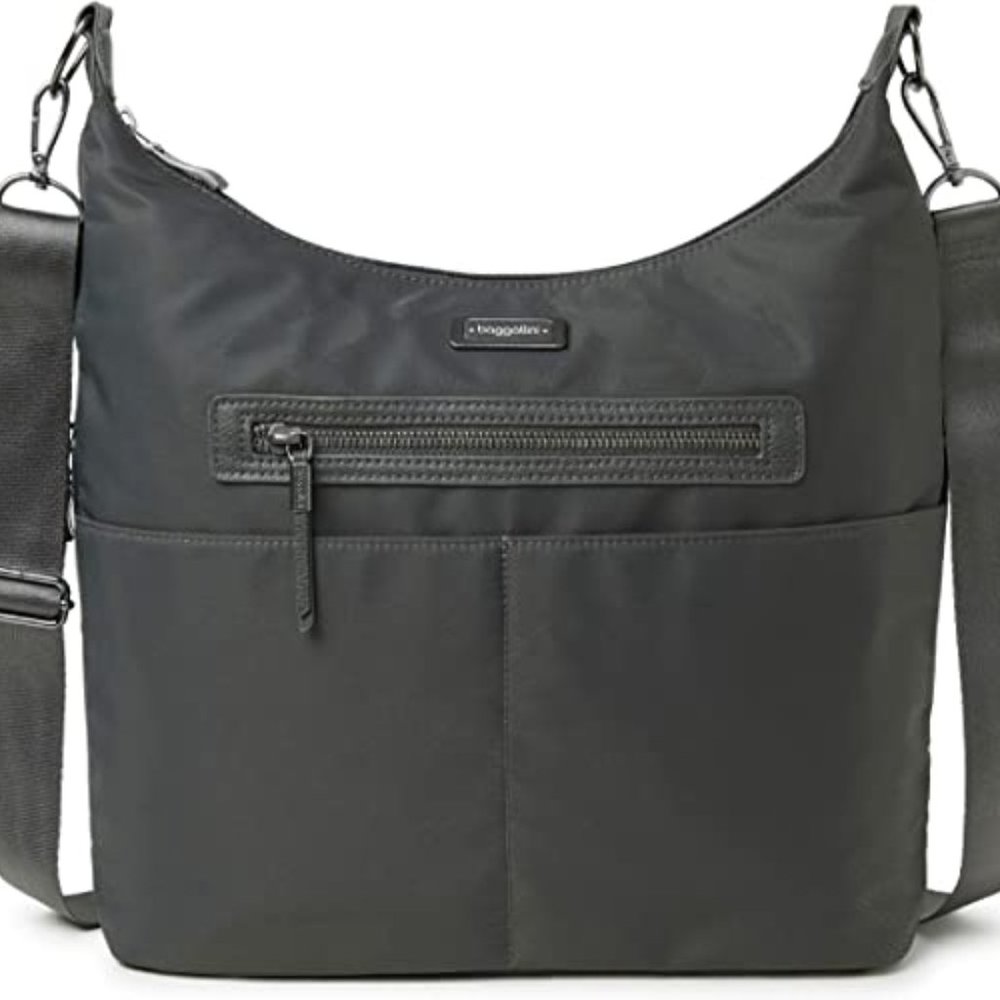 Baggalini Samantha Hobo Bag/Grey